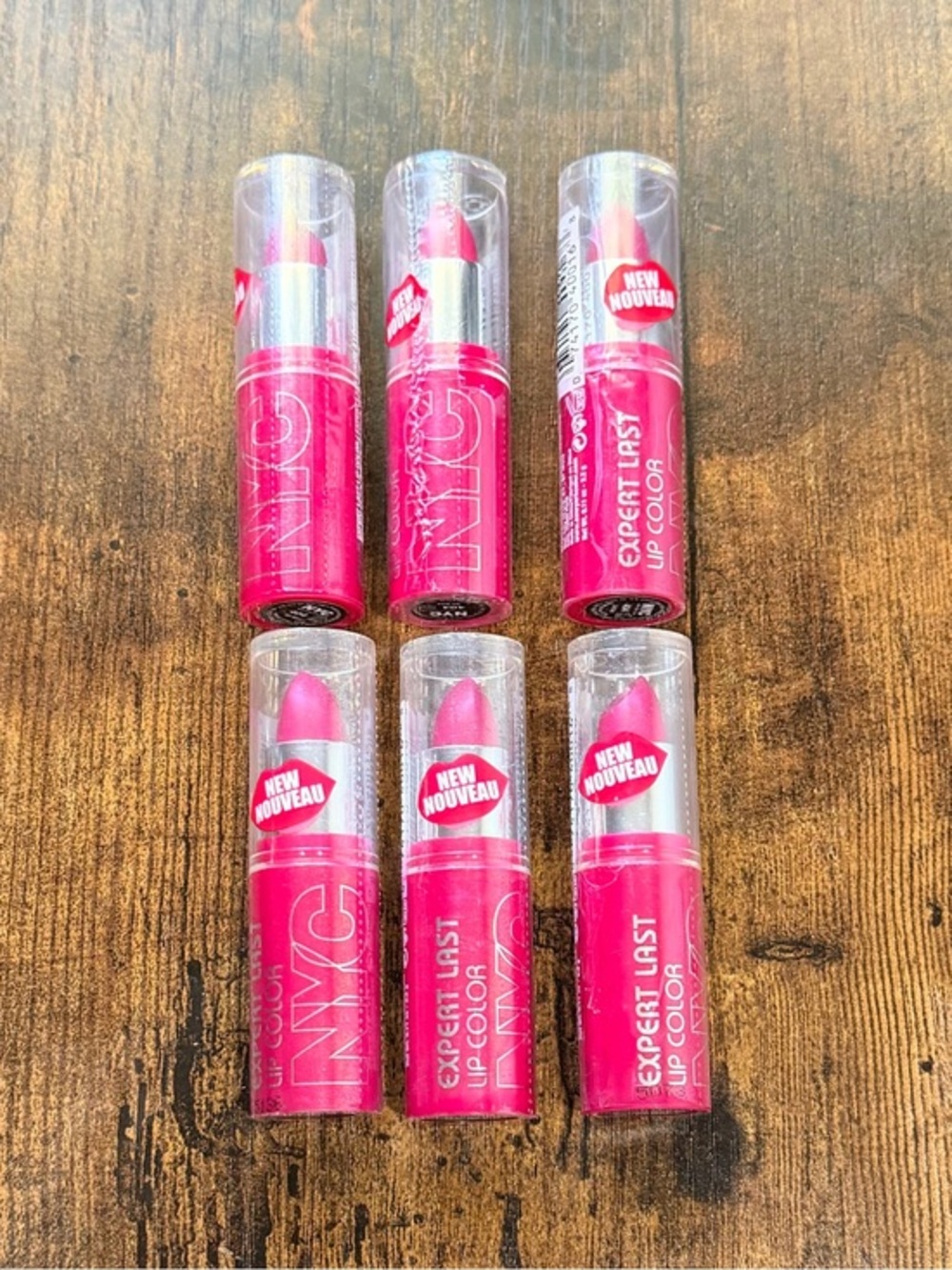 NYC AIR KISS Expert Last Lip Color Pack - Vibrant Pink